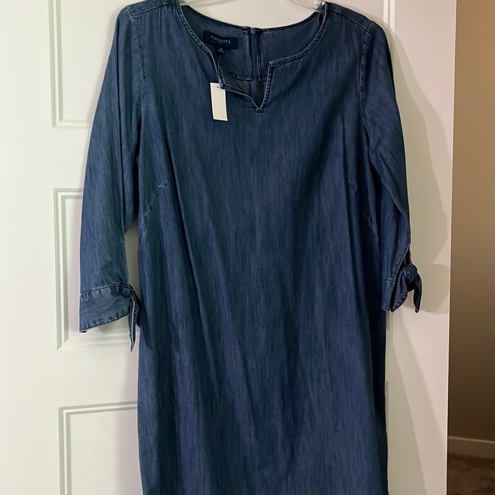 Talbots denim dress